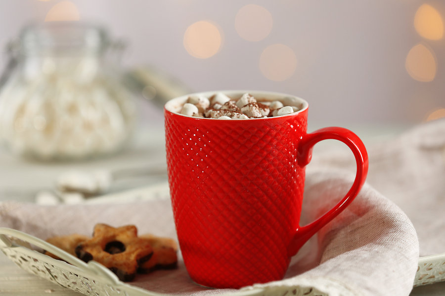 hot cocoa in a cup