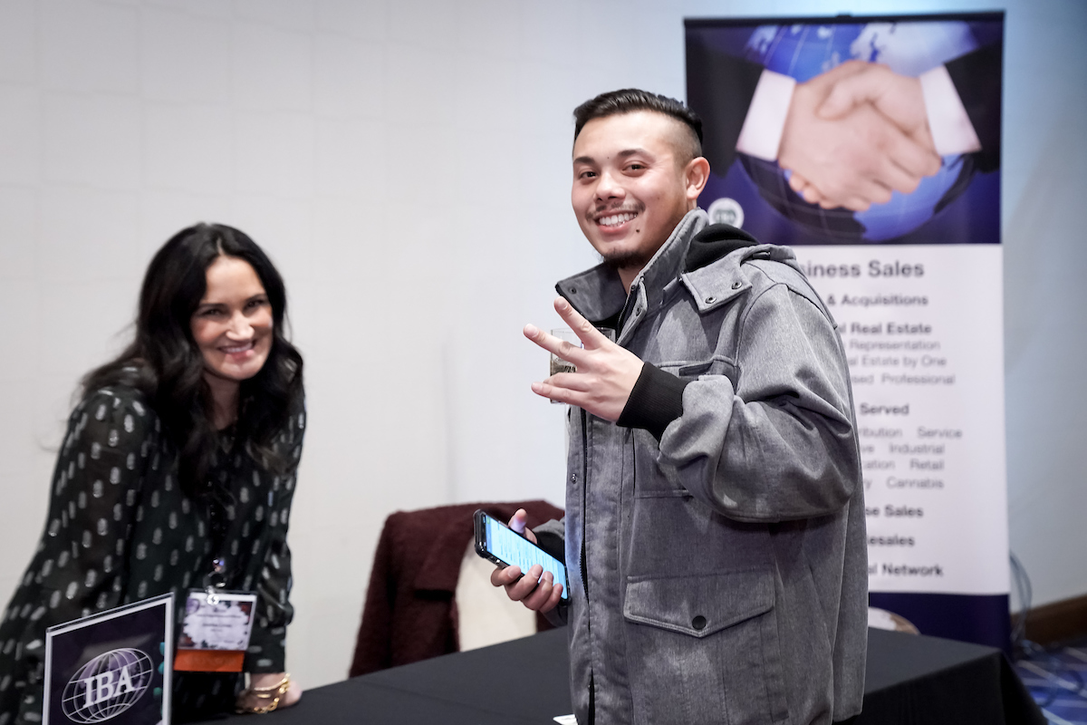 MBAKS 2021 Board Installation & Gala. Sponsor infomation table: IBA. Photo by Alabastro Photography.