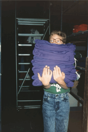 Phillip helping with the move